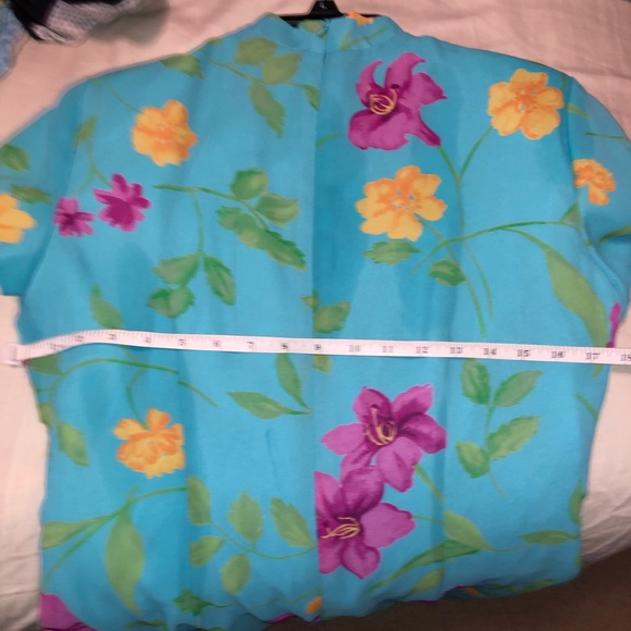 Vintage David warren floral dress - Picture 3 of 7